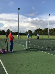 Umpire enjoys the spectacle